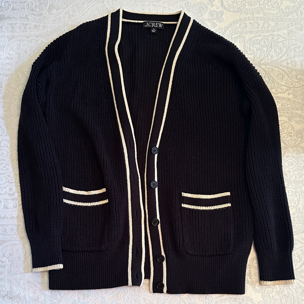 J. Crew women Black Cardigan Sweater